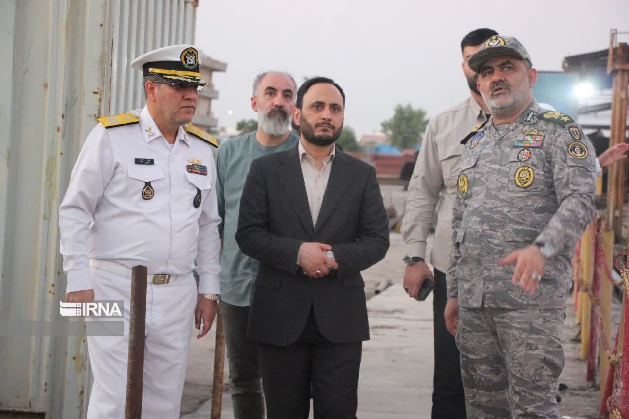 سخنگوی دولت از ناوتیپ زیرسطحی منطقه یکم امامت نداجا بازدید کرد