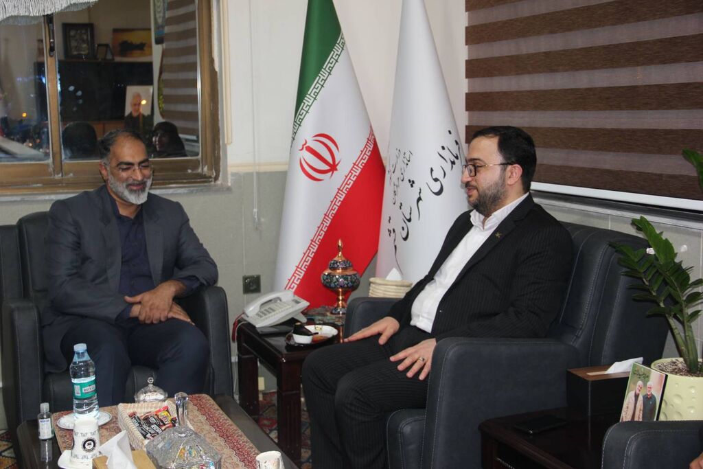 دیدار مدیر عامل کانون پرورش فکری کودکان و نوجوانان با فرماندار قشم