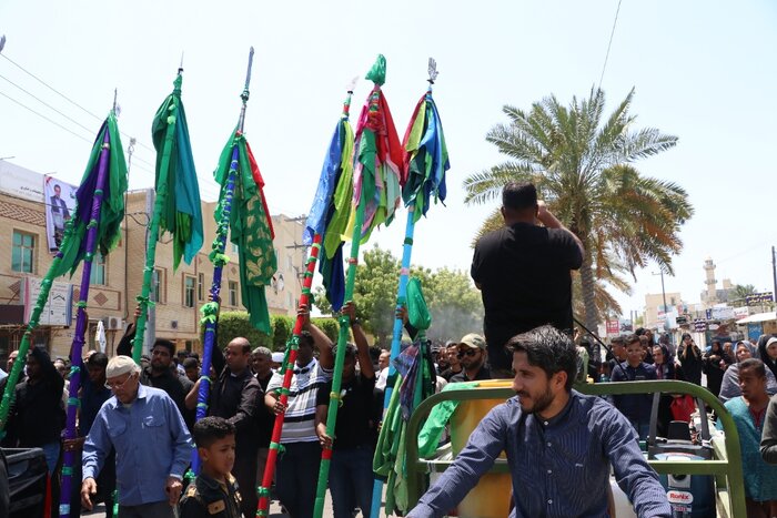 محرم و آیین کهن علم گردانی در هرمزگان