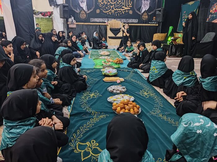 همایش سه ساله‌های حسینی در مهدیه شهدای گمنام قشم برگزار شد